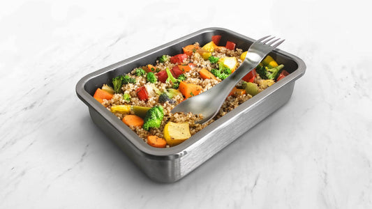 Ofengebackenes Gemüse und Quinoa